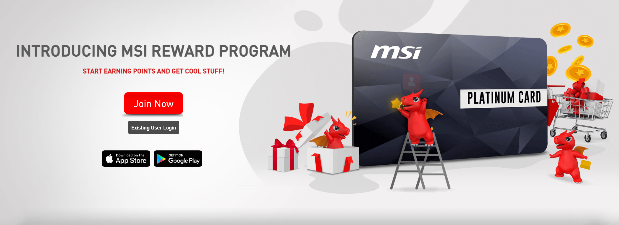 MSI Reward Program loyalty campaign visual